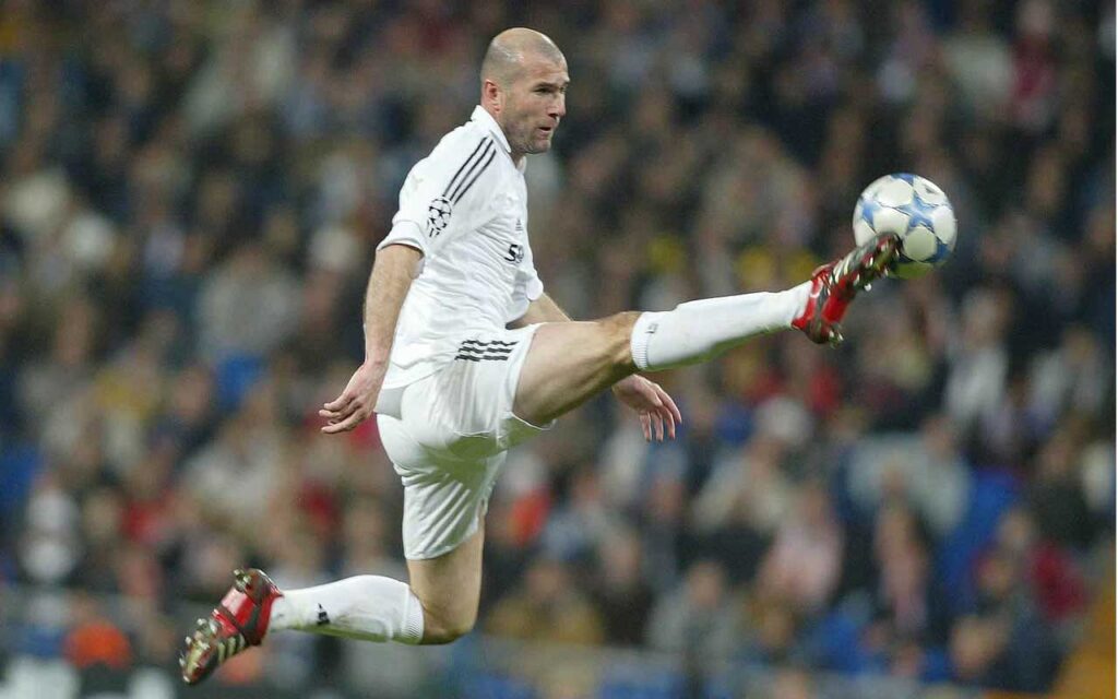 Zidane on Paul Scholes