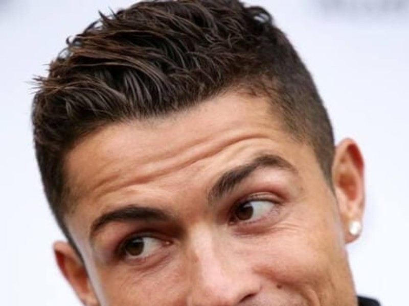 Cristiano Ronaldo Layered Hair