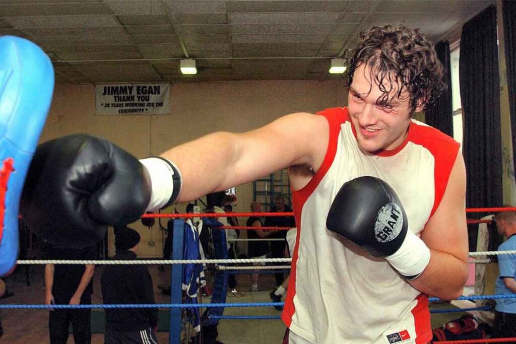 Young Tyson Fury In The Gym